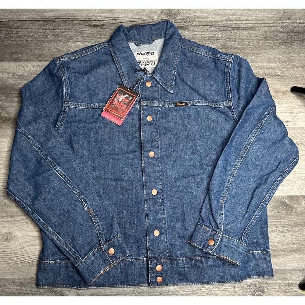 NWT Wrangler x Stranger Things Nancy Denim Jacket Women’s Size XL